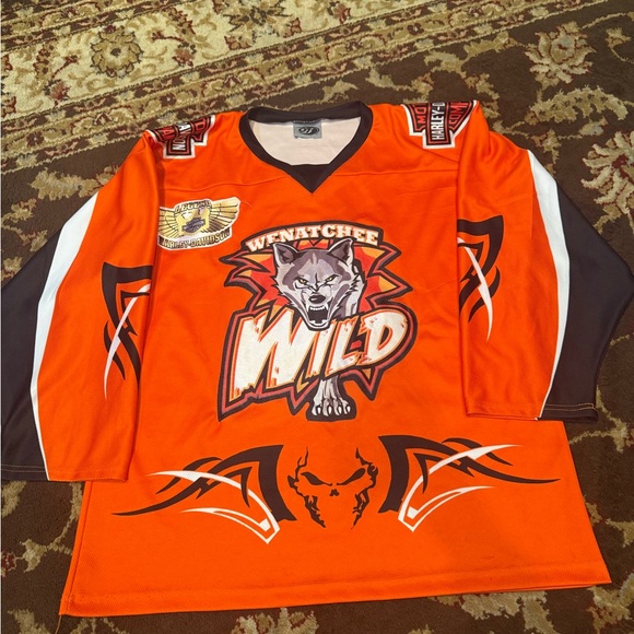 Harley Davidson Wenatchee Wild Kids Hockey Jersey - Picture 3 of 6